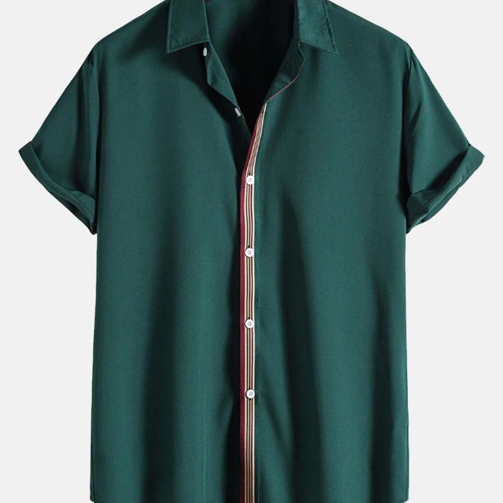 Webbing Paneled Shirt